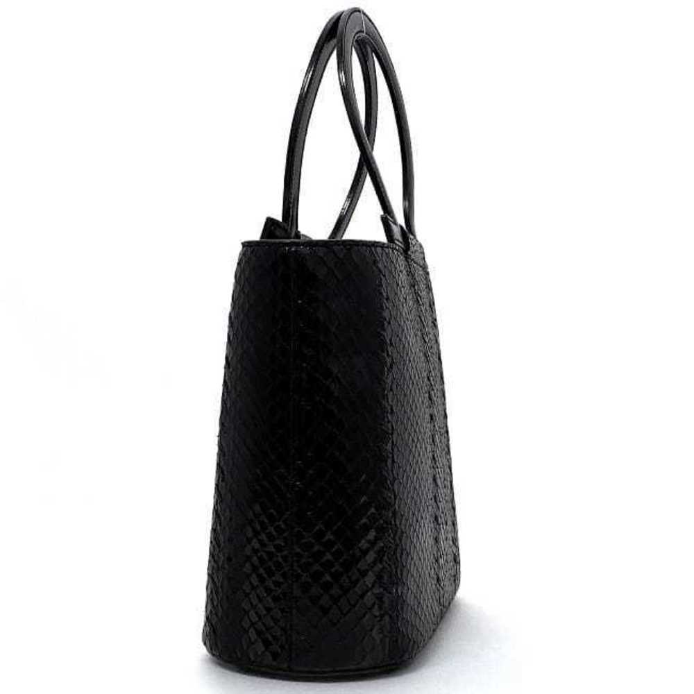 Salvatore Ferragamo Handbag Python Leather Black - image 2